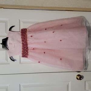 JM Originals of N.Y. Pink with Mauve roses see measurements